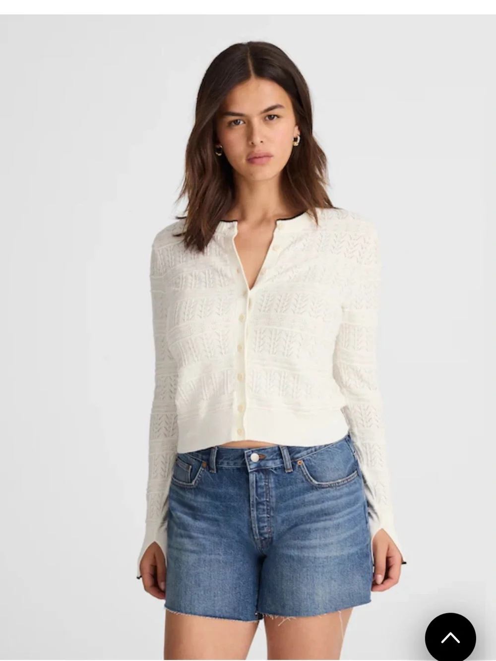 NWT Madewell Pointelle-Stitch Cardigan